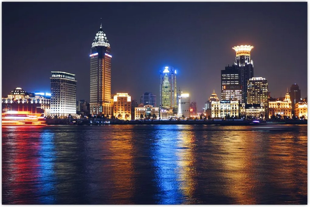 Tablou - Reflectările nopții (90x60 cm)