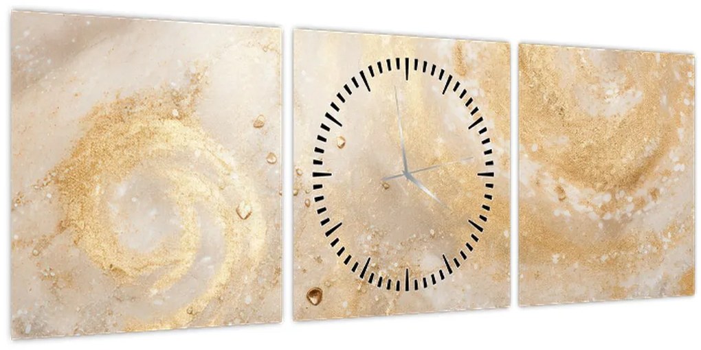 Tablou - Textura modelată (cu ceas) (90x30 cm)