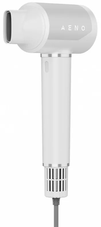 Uscător de păr cu motor fără perii AI AENO HD5 AHD0005W, 1500W, 2 viteze, 3 trepte, 67 dB, Control vocal, Alb