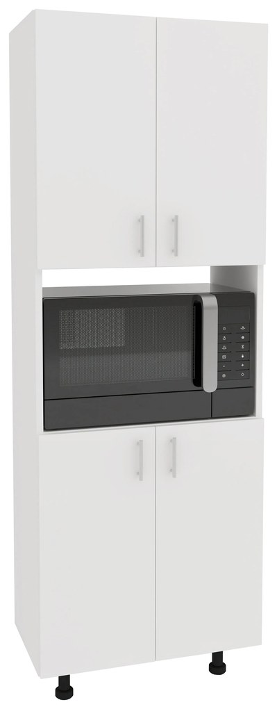 Dulap bucatarie Arno, 4 Usi, Alb, 56 x 30 x 161 cm