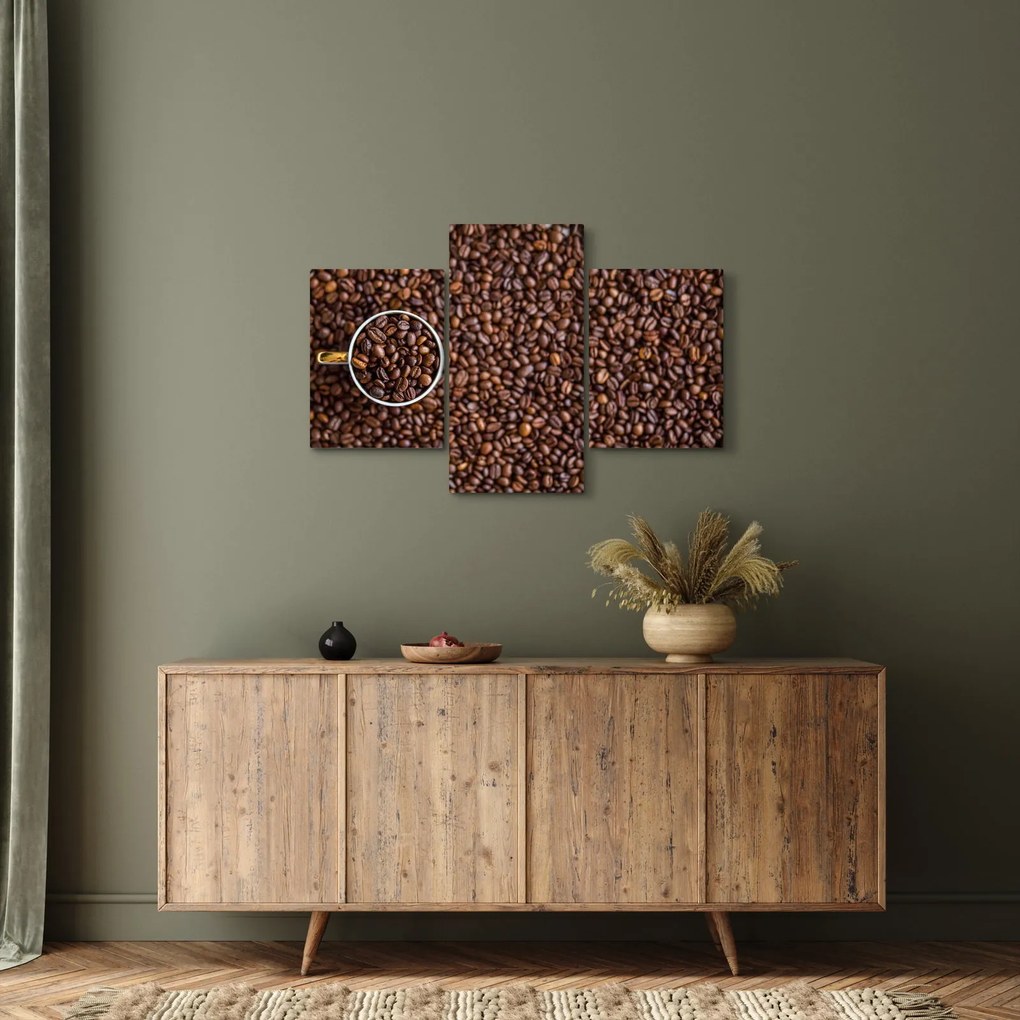 Tablou - boabe de cafea (90x60 cm)