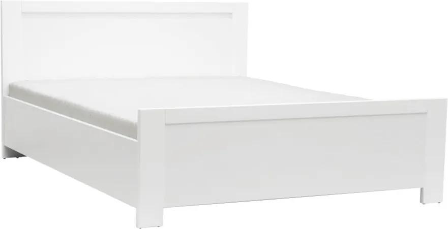 Pat dublu Mazzini Beds Sleep, 140 x 200 cm, alb