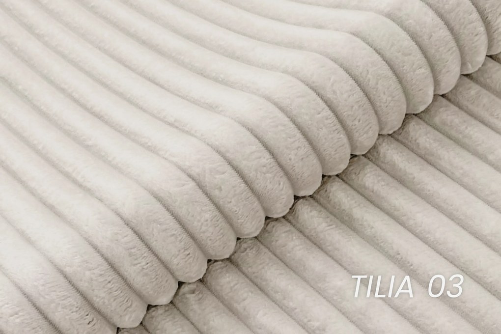 Canapea rozkladana Firioza cu spațiu de depozitare - bej plusz Tilia 03