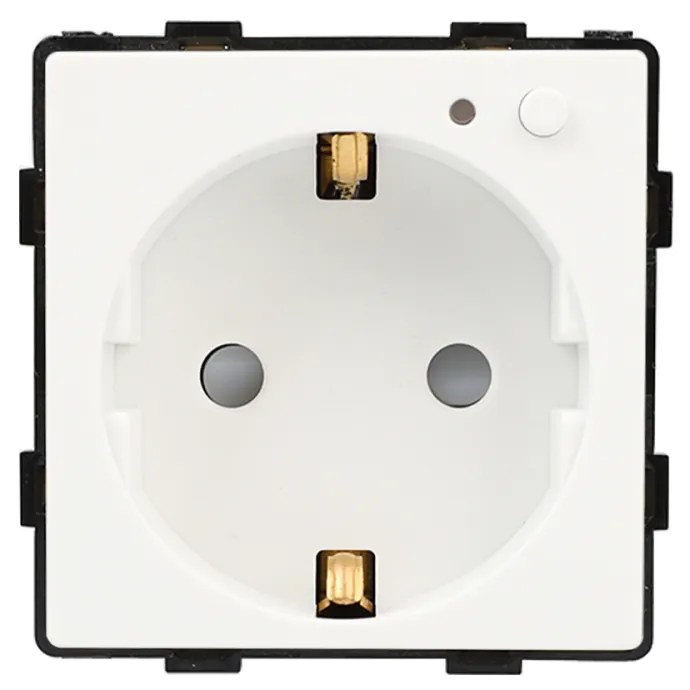 Modul Priza Inteligenta cu Protocol Zigbee si Monitorizare Consum, Fara Rama Din Sticla LUXION
