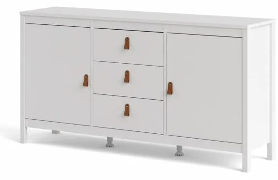 Tvilum Bufet alb cu 3 sertare SALOMO