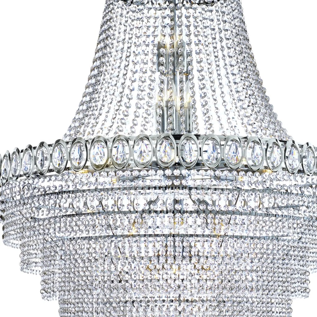 Lustra cristal casa scarii design LUX Louis Philippe 28L 1711-102CC SRT