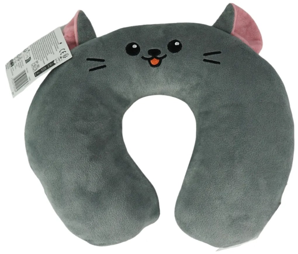 Perna de calatorie TRAVEL FRIENDS 33x25 cm plusata - mai multe culori Culoare: Negru