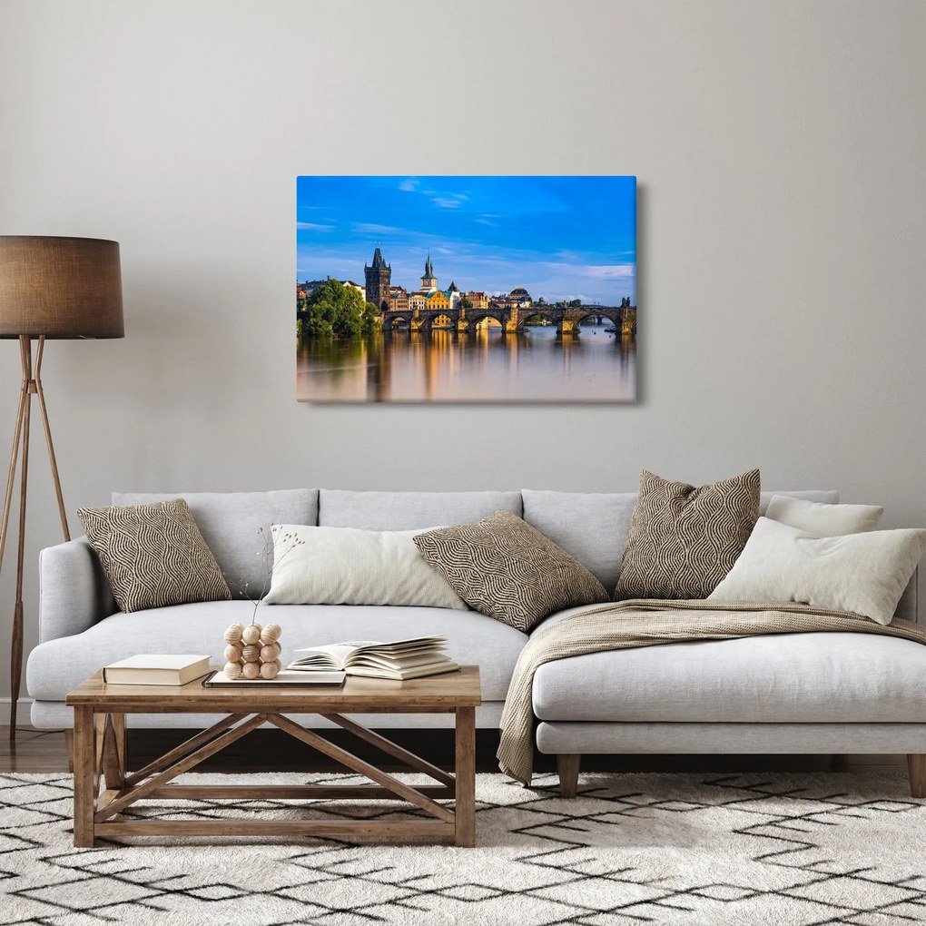 Tablou cu podul Carol (90x60 cm)