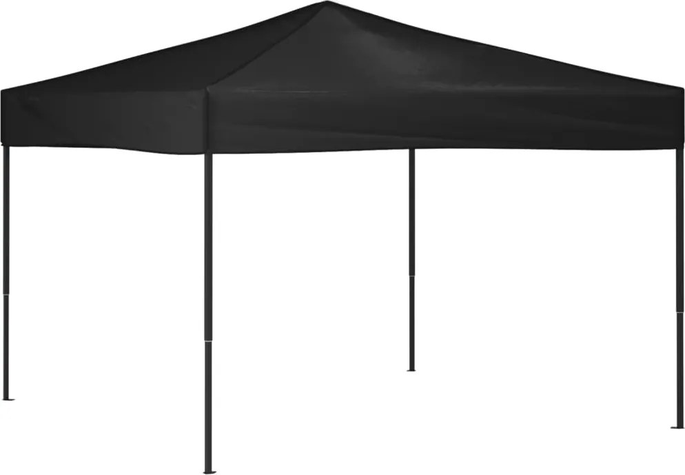 vidaXL Cort de petrecere pliabil, negru, 3x3 m