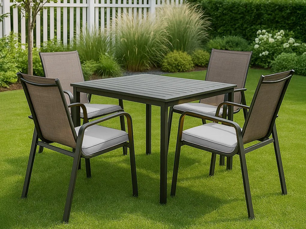 Perna de scaun pentru exterior VIREON 44x45 cm, gri deschis