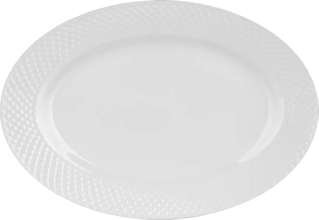 Farfurie ovală Banquet DIAMOND LINE, 34,5 x24,2 cm