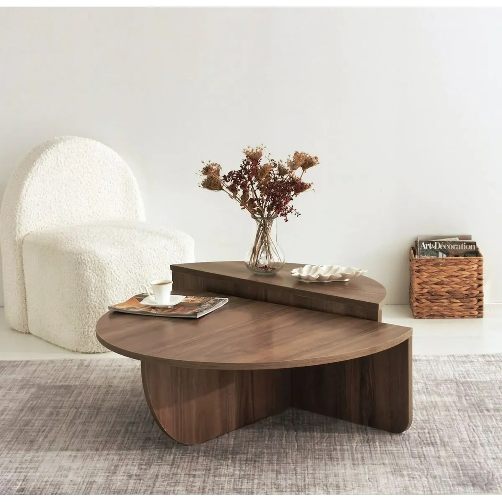 Măsuță de conferință Podium Walnut