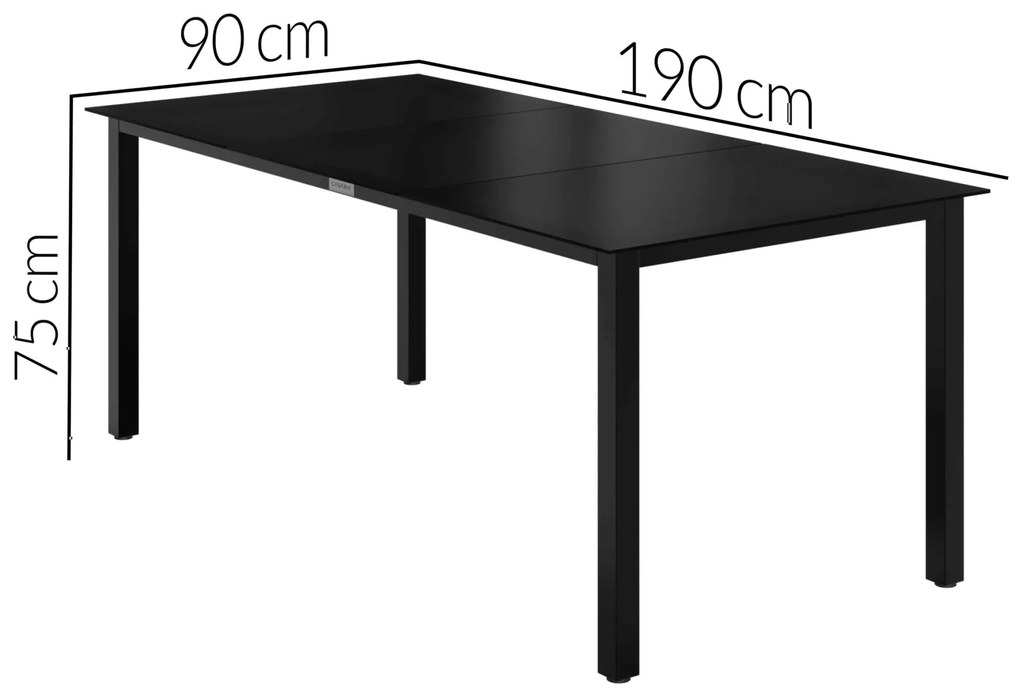 Deuba Ansamblu aluminiu ALU 1 + 8 - Negru