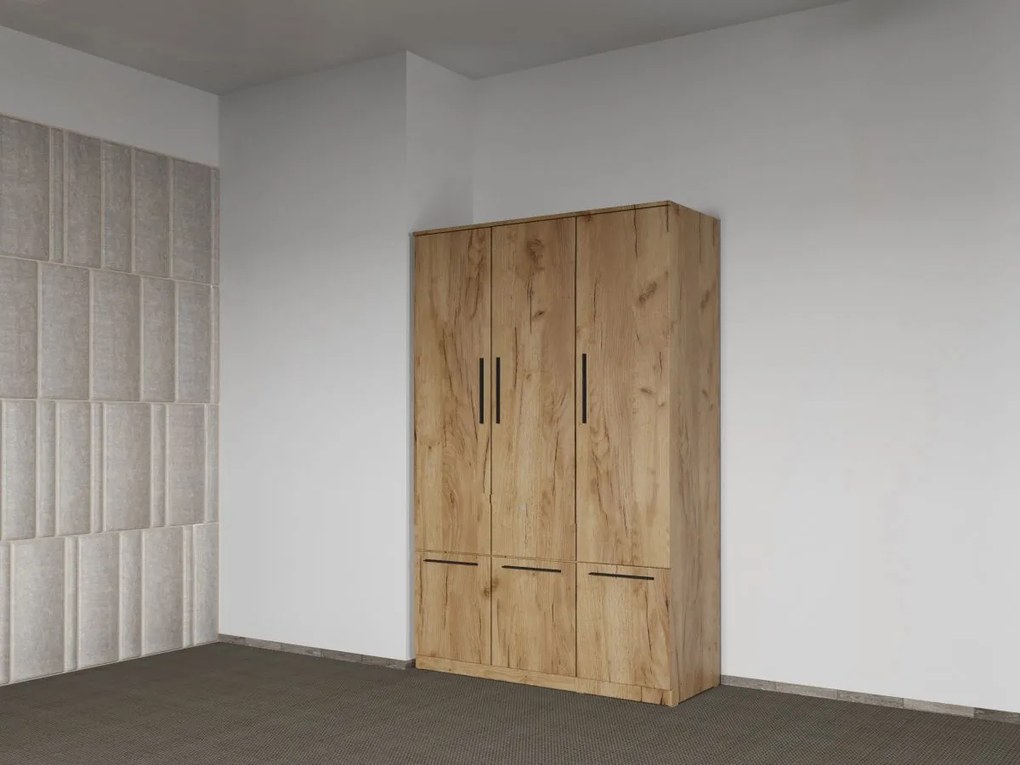 Set mobila dormitor 4 piese Stejar Levi C02