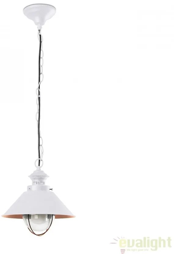 Pendul de terasa exterior NAUTICA alb/cupru IP33 71106