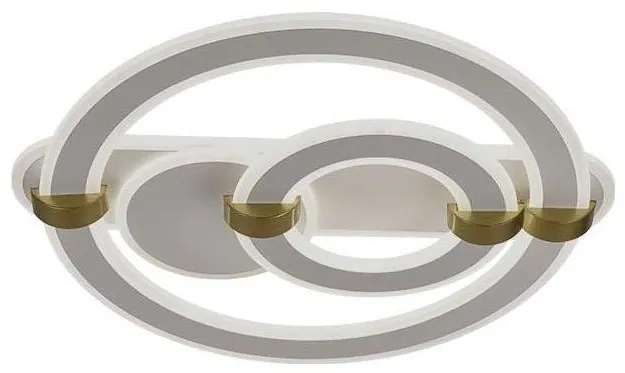 Plafonieră LED dimabilă, 120 W, 230 V, 3000–6500 K + telecomandă