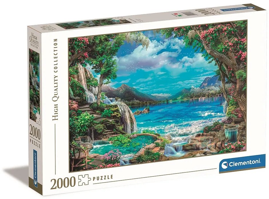 Orașe Puzzle Paradisul Pământului cu 2000 de piese Clementoni