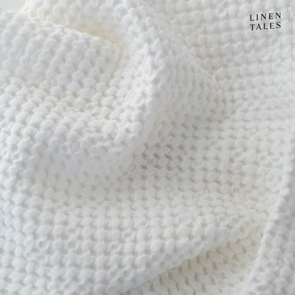 Prosoape de baie albe 3 buc. Honeycomb – Linen Tales