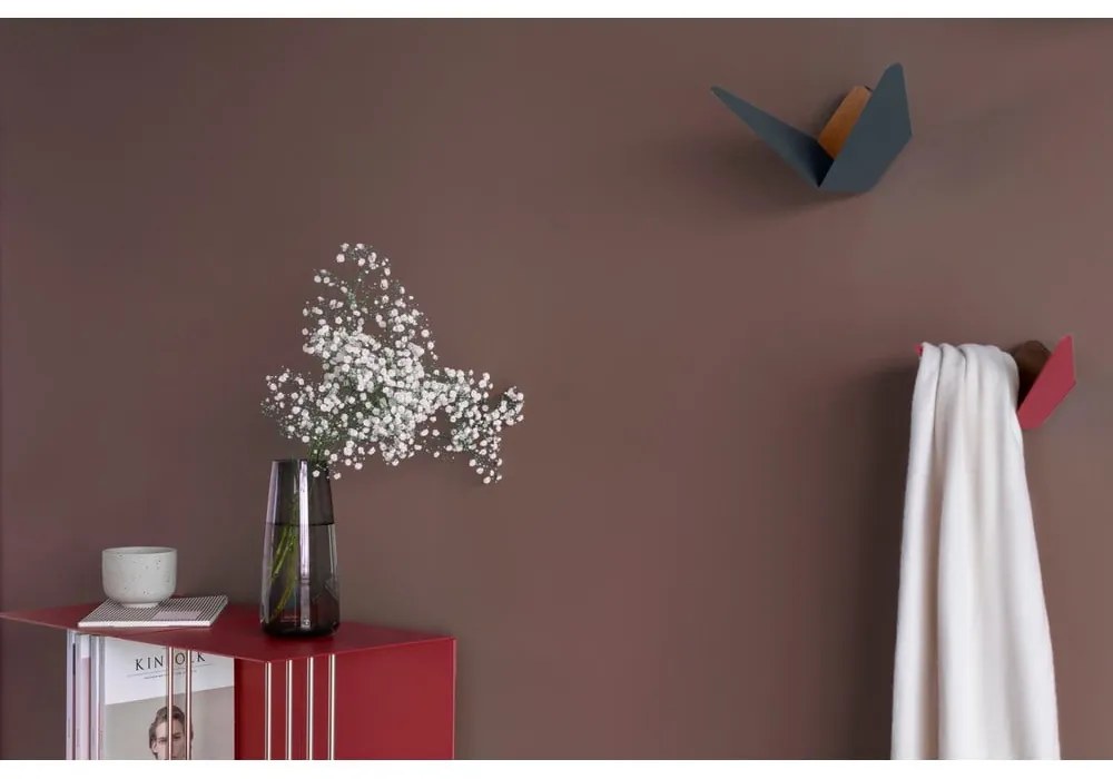 Cârlig de montat pe perete din oțel Butterflies Medium – UMAGE