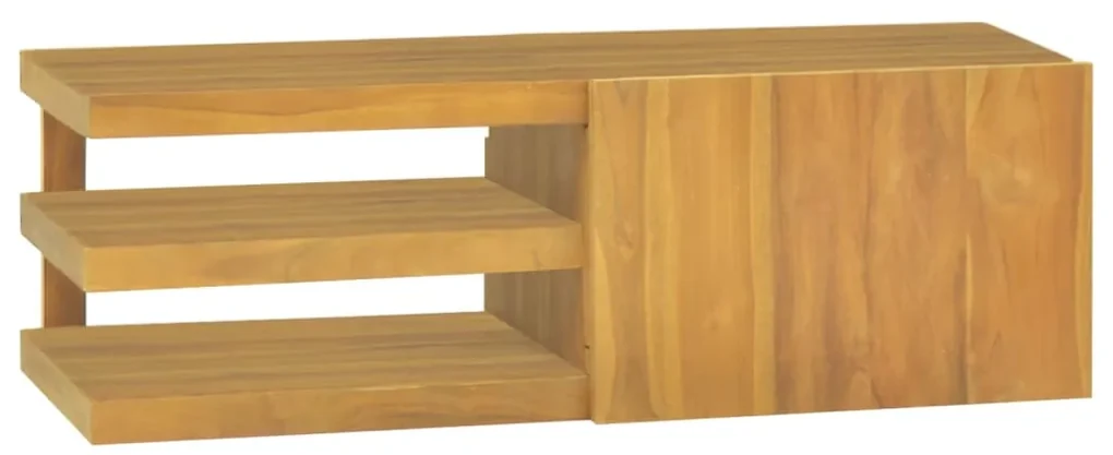 338256 vidaXL Dulap pentru baie de perete, 90x40x30 cm, lemn masiv de tec