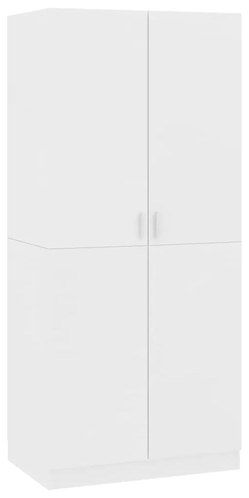 Șifonier, alb, 80x52x180 cm, pal