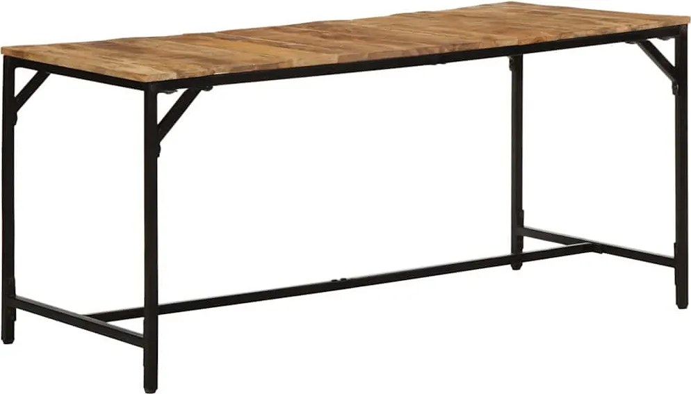 vidaXL Masa de sufragerie 160x80x75 cm lemn masiv Mango brut