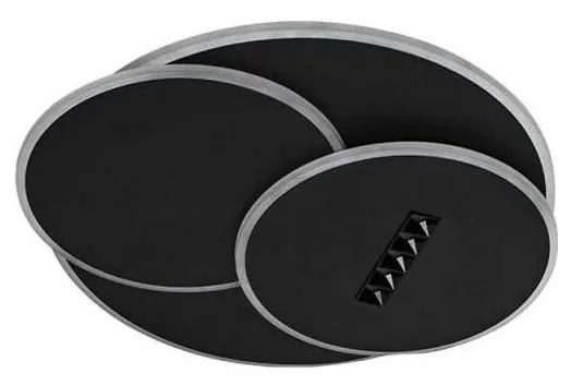 Plafonieră LED dimabilă LED/90W/230V 3000-6500K negru + telecomandă