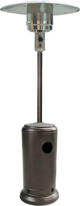 Încălzitor de terasă pe gaz cu regulator și husă de protecție, bronz