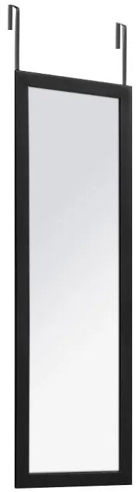 Oglinda cu cadru din aluminiu, 110x36 cm, Negru