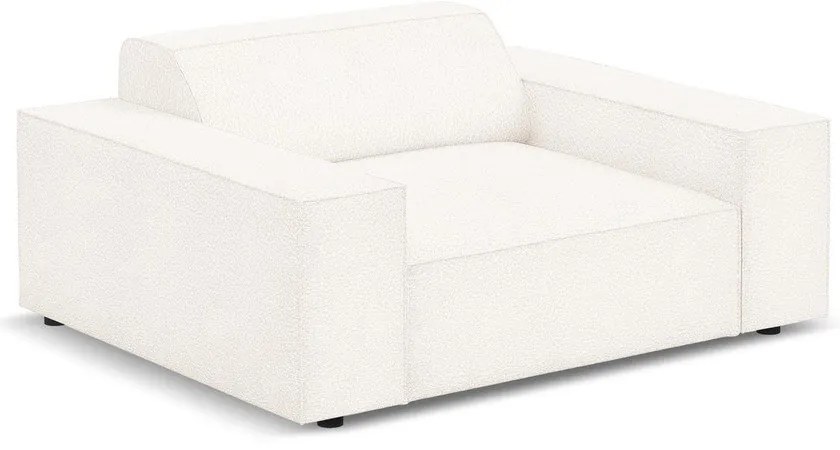 Fotoliu bej cu tapițerie bouclé Jodie – Micadoni Home