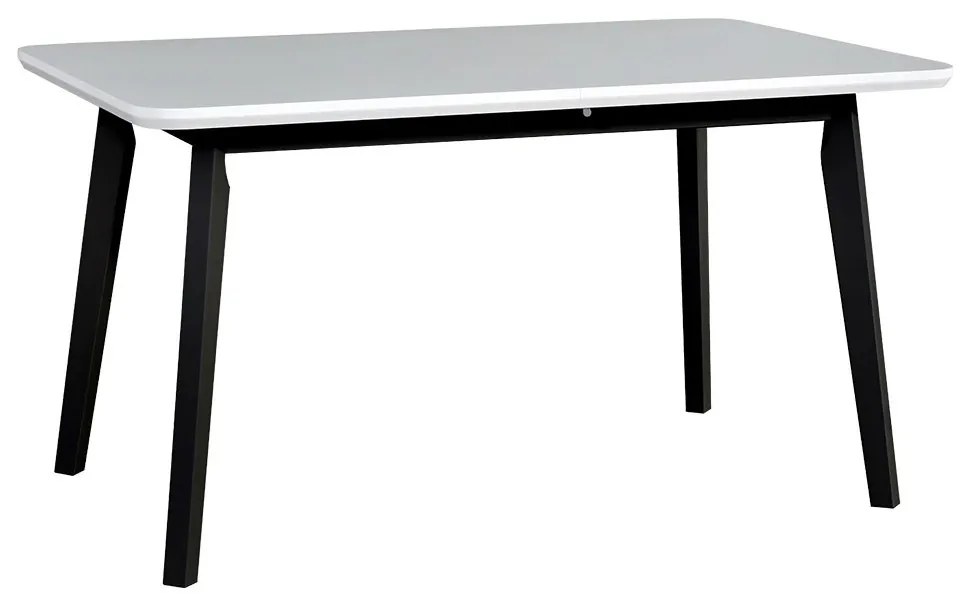Masă Harry 80 x 140+180 VII (Alb) (Negru). 1059237