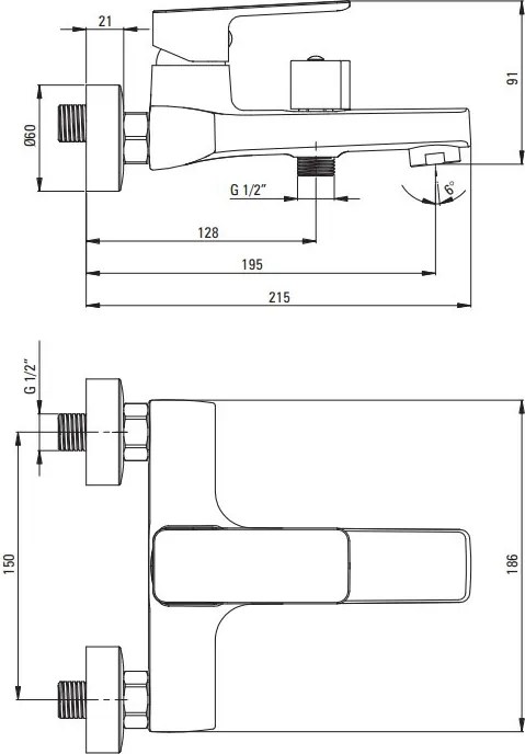MARO baterie pentru cada BLO_N10M