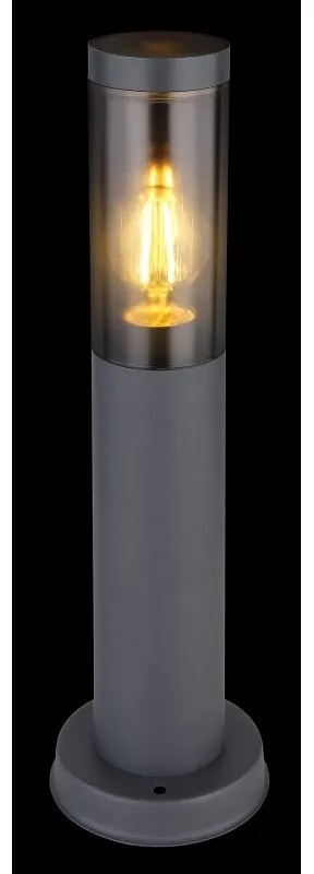Stalp mic pentru iluminat exterior design modern IP44 Boston antracit