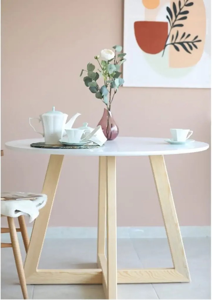 Masa rotund MDF Dining Homs, seria A-620,90 x 75 cm,30175