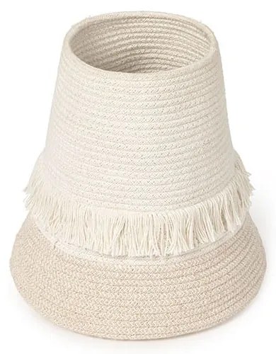 Coș de jucării pentru copii roșu-crem din material textil ø 38x33 cm Big Mushroom – Lorena Canals