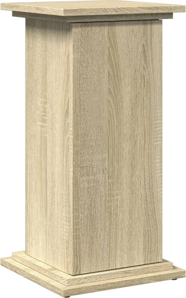 vidaXL Suport prezentare cu depozitare sonoma stejar 31x30x60 cm lemn