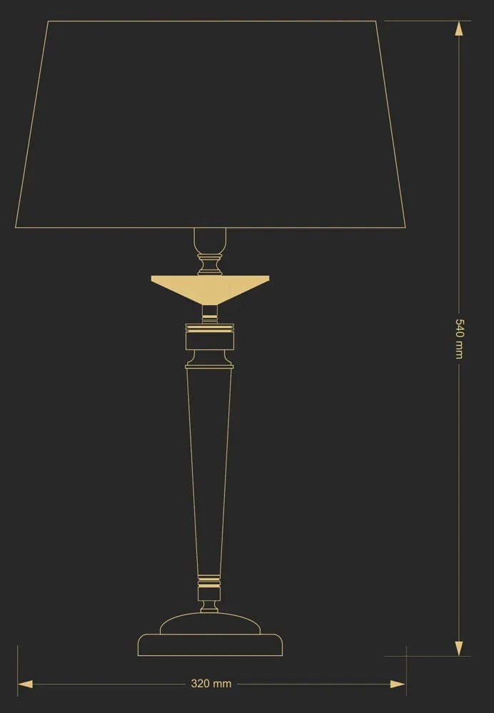 Veioza design clasic realizata manual Zola