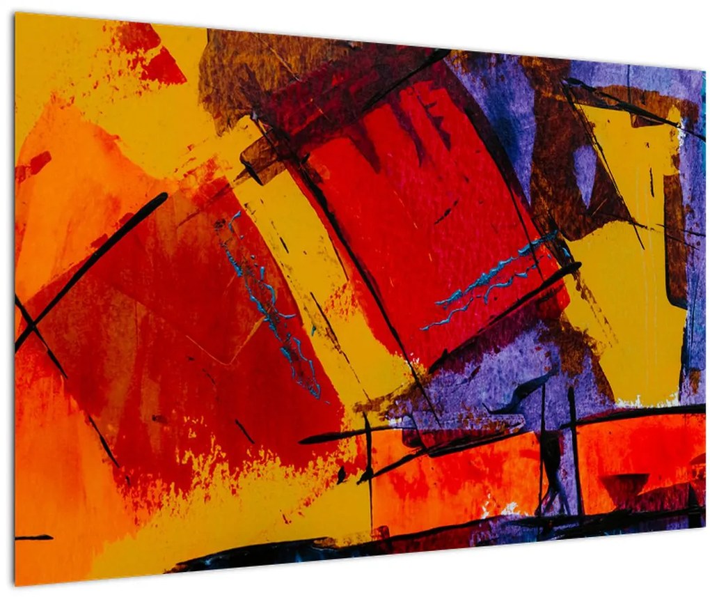 Tablou cu abstracție (90x60 cm)
