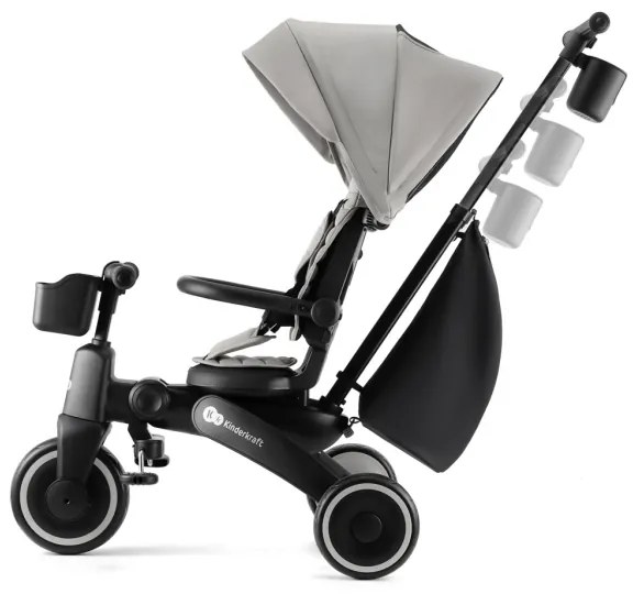 KINDERKRAFT - Tricicletă pentru copii JAZZ 2, gri