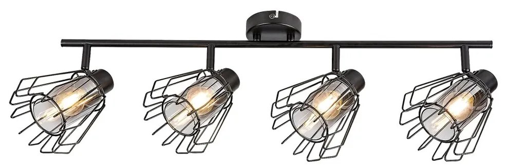 Plafoniera stil industrial Emerencia 4L