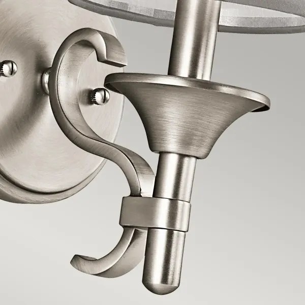 Kichler KL-LACEY1-AP - Aplica de perete LACEY, 1xE14/40W/230V, crom mat