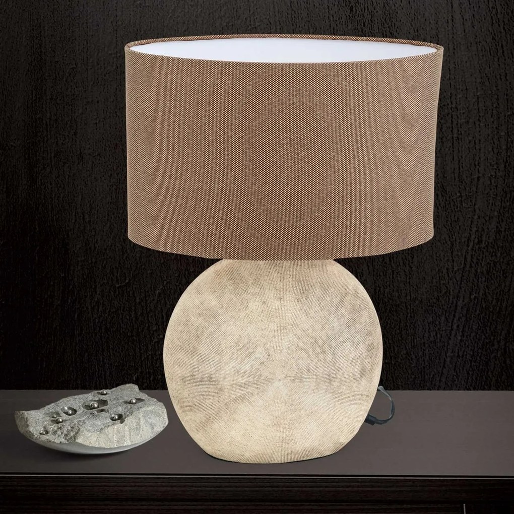 Veioza / Lampa de masa stil elegant Ethno cotto large
