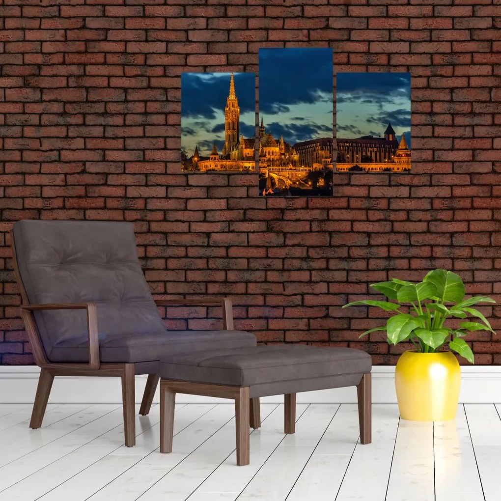 Tablou cu construcție iluminată (90x60 cm)