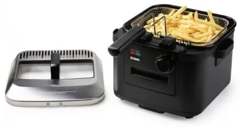 Friteuza Domo DO545FR, 4L, 2000W, fereastra vizualizare