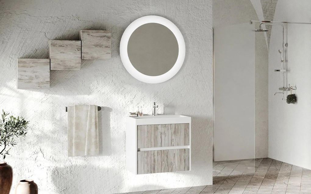 Set lemn masiv Mobilier Baie Suspendat Paige Model P2