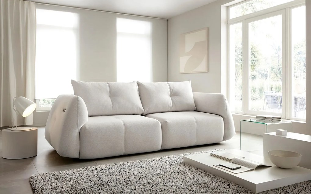 Canapea lemn masiv Camira 254 x 115 cm