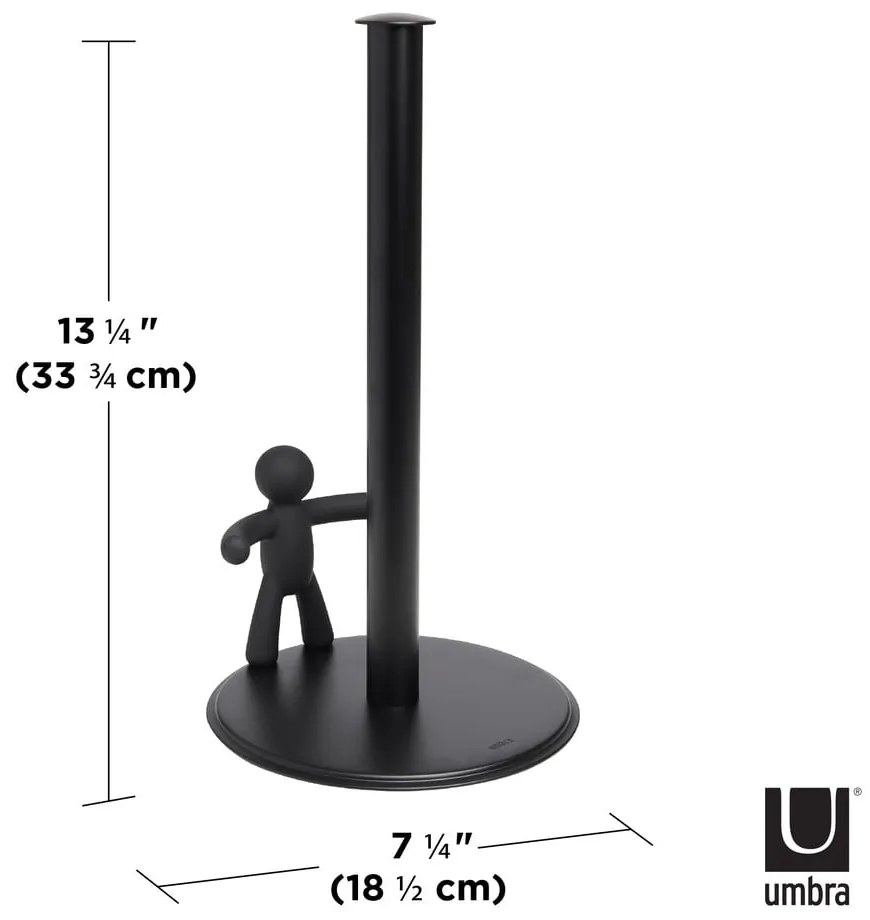Suport de prosoape de bucătărie din oțel ø 19 cm Buddy – Umbra