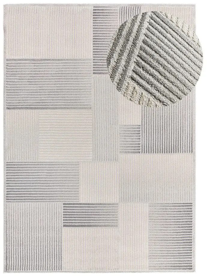 Covor gri deschis-fildeș 160x230 cm Baresa – Universal