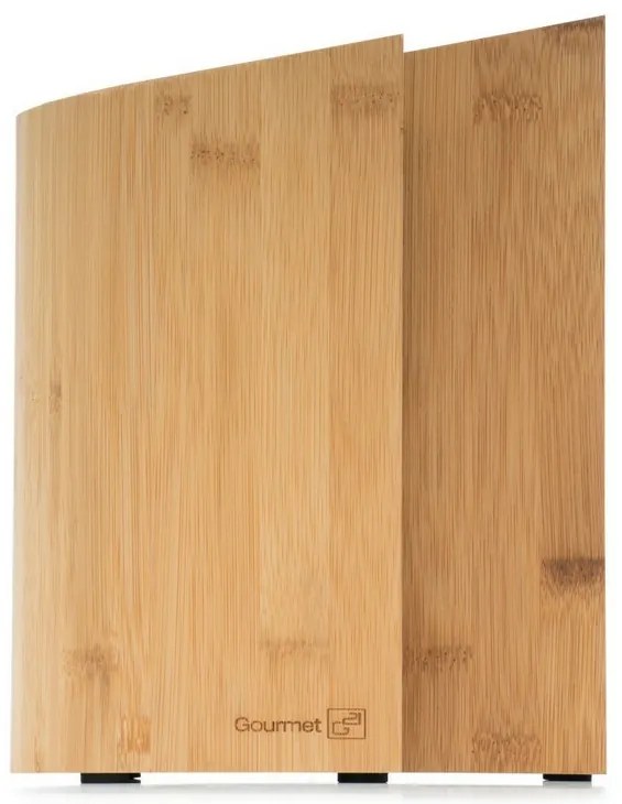 Bloc pentru cuțite G21 Gourmet, din bambus, pentru5 cuțite