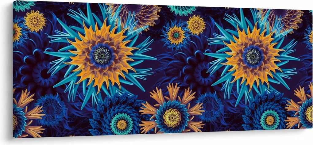 Tablou - 3D flori (120x50 cm)